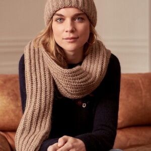 Sézane Hyppolite cream scarf